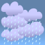 Overcast, heavy rain Overcast, heavy rain